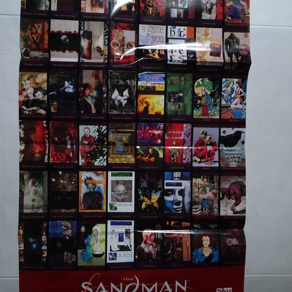 The Sandman Trading Card 1994 Promotional Poster - Sky Box - DC Comics & Vertigo - Picture 6 of 6